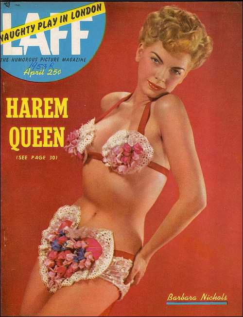 Барбара Николс - королева гарема - обложки старых журналов фото.