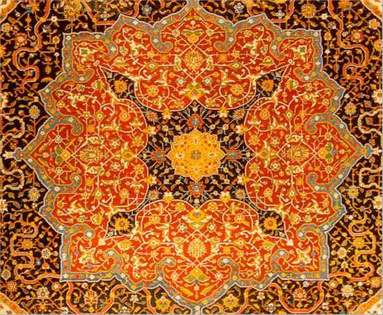один из самых дорогих ковров, 16 век