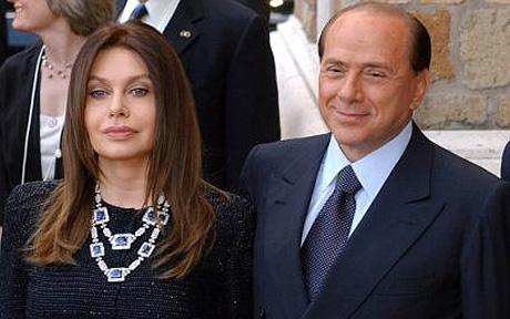 Берлускони с женой Вероникой