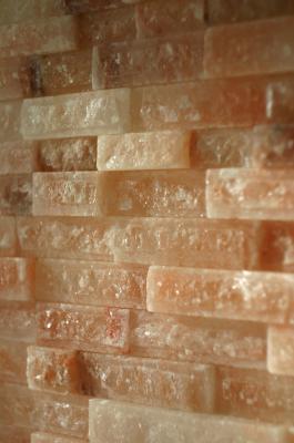 Соляные панели и кожаная плитка – как способы отделки стен